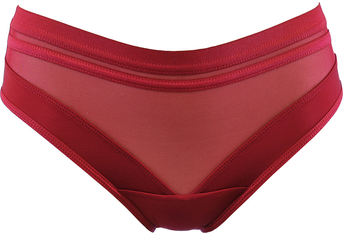 Axami Linea Burgundy Soft Bikini Panty-2