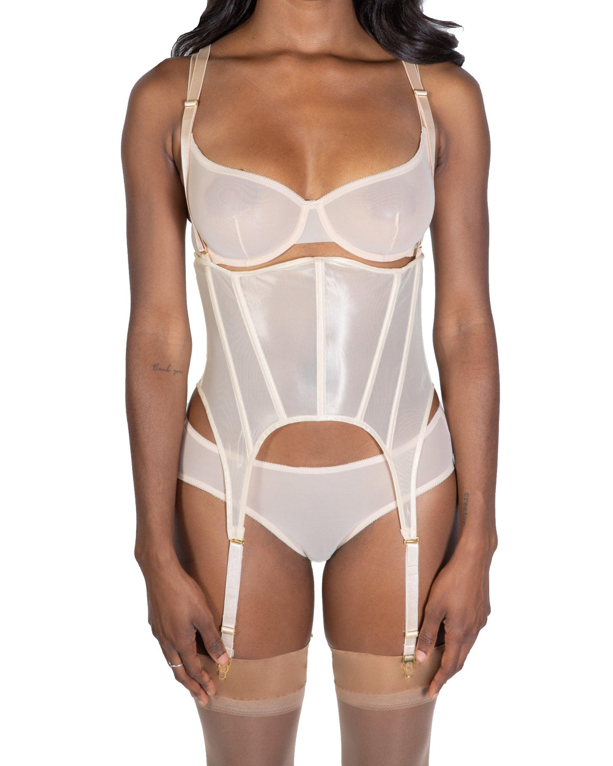 Sheer Corset Garter, Beta