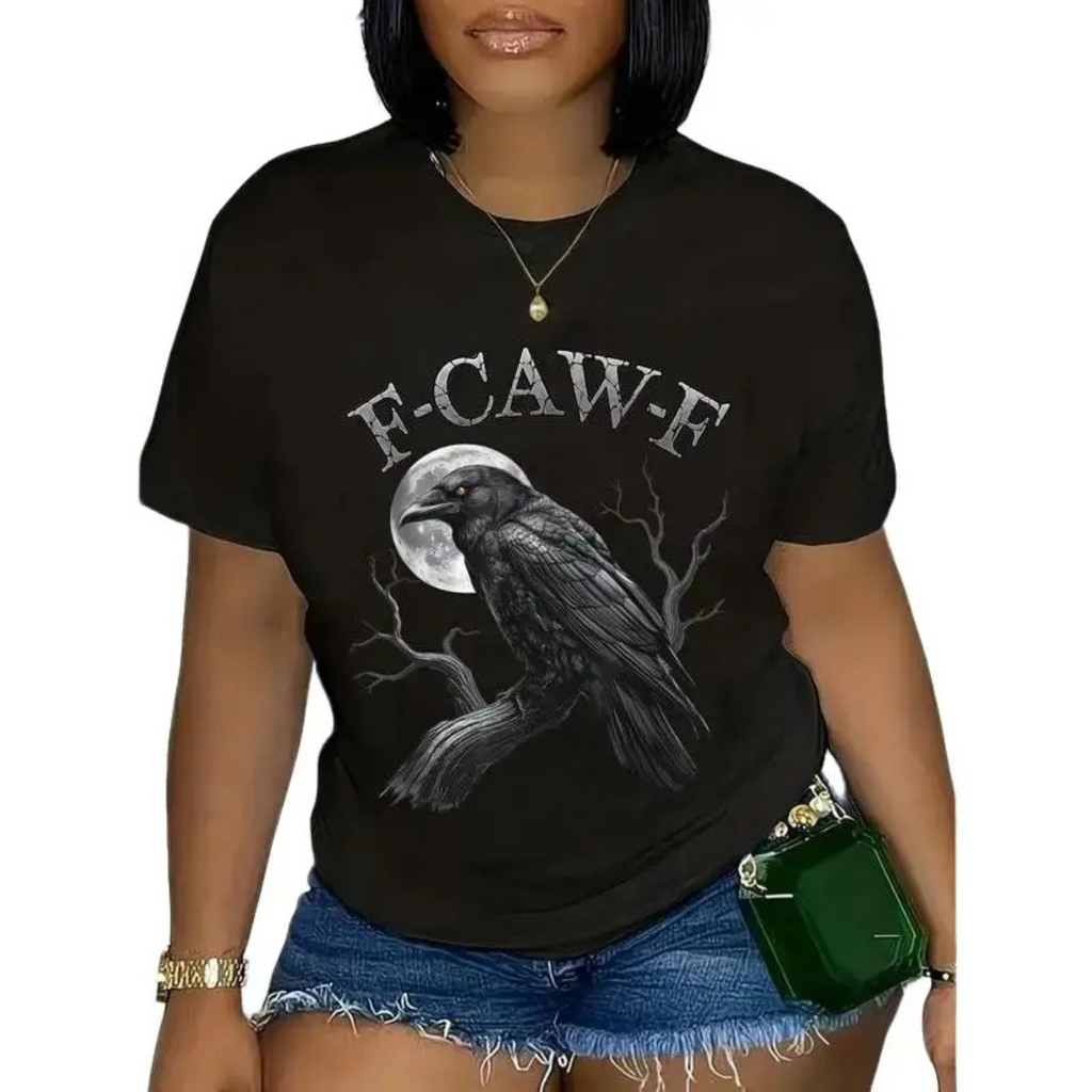 Women's F-CAW-F Gothic Crow Tee - product image 3