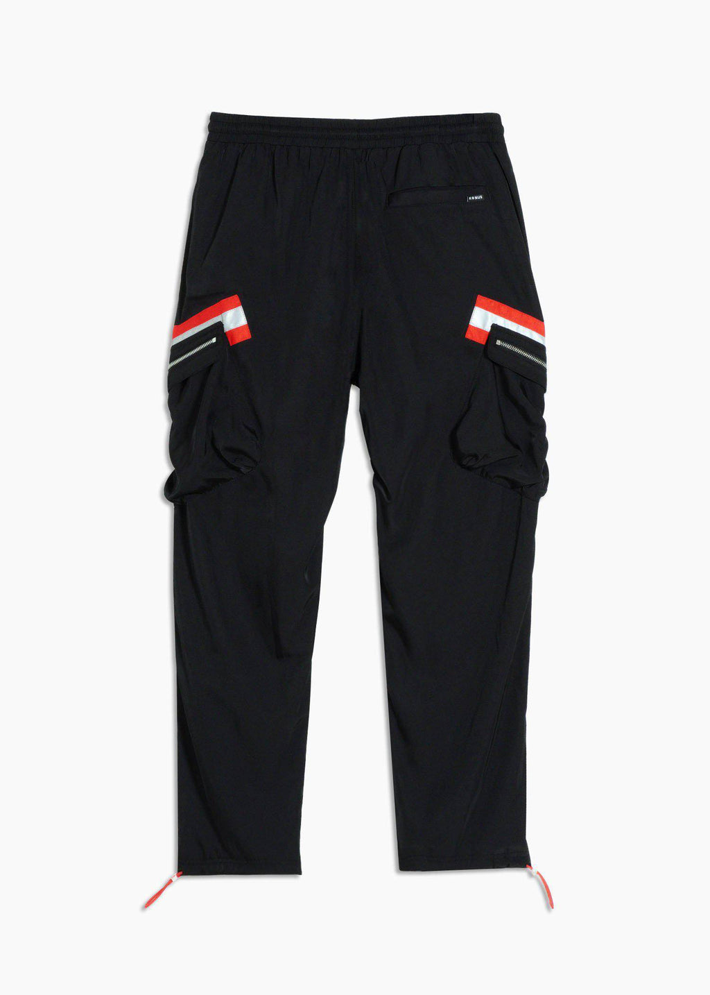 Men's Reflective Tape Utility Cargo Pants Black - Konus