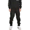 Men's Tactical Strap Cargo Joggers in Black - Konus