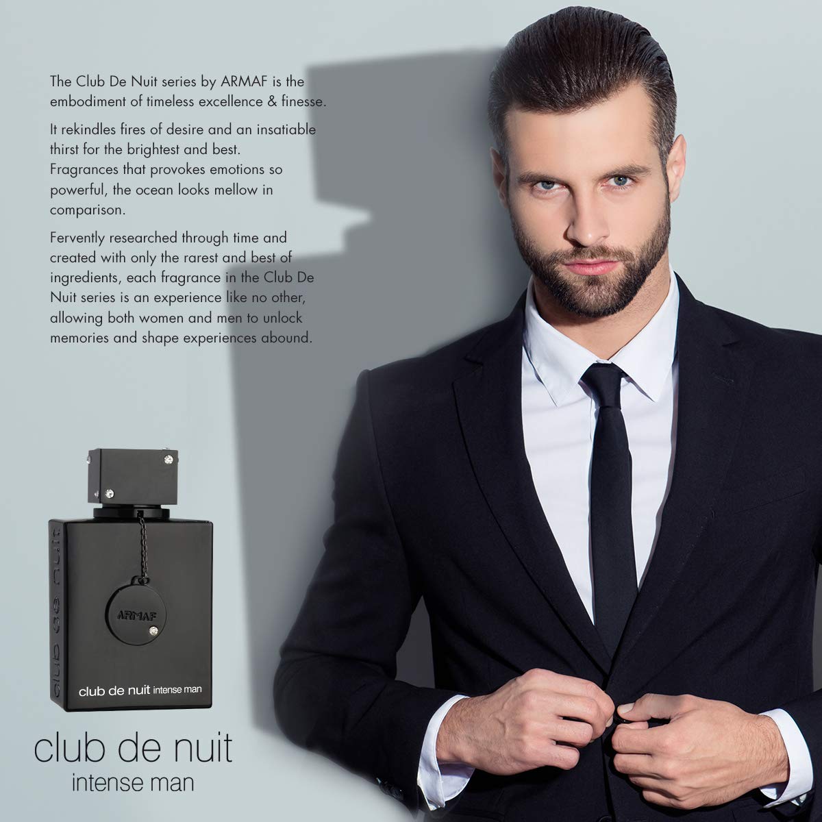 Armaf Club De Nuit Intense for Men Eau de Parfum Spray, 6.8 Ounce / 200 ml