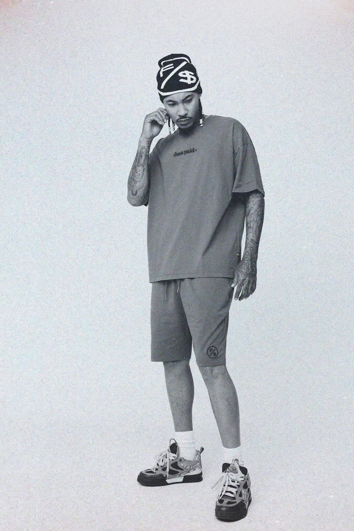 Oversized Graphic T-Shirt – “Dues Paid” Streetwear Tee – Relaxed Fit