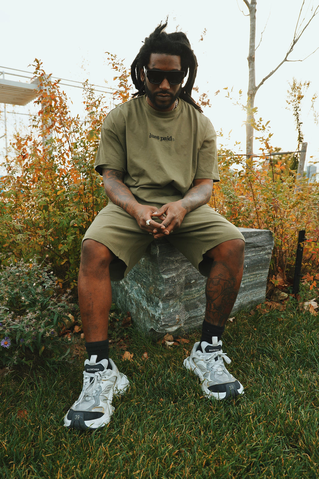 Oversized Graphic T-Shirt – “Dues Paid” Streetwear Tee – Relaxed Fit