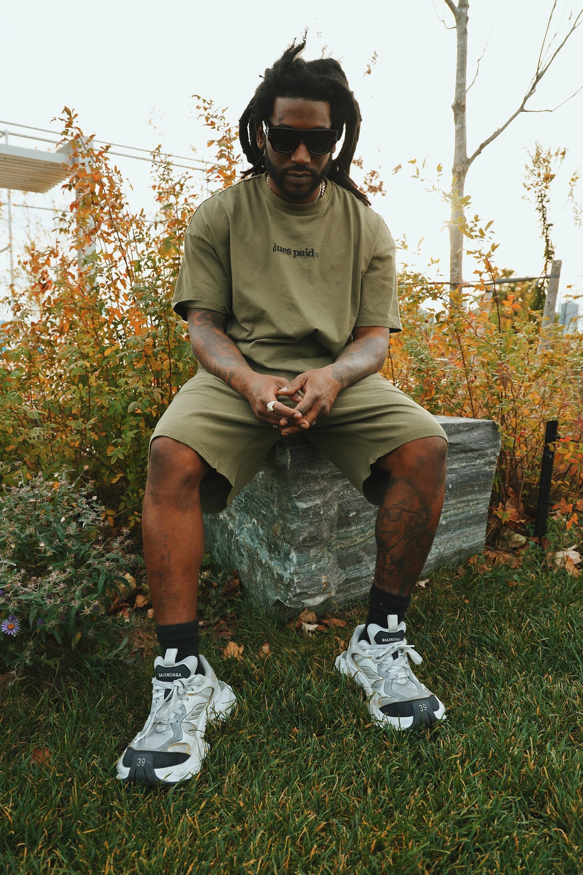Oversized Graphic T-Shirt – “Dues Paid” Streetwear Tee – Relaxed Fit