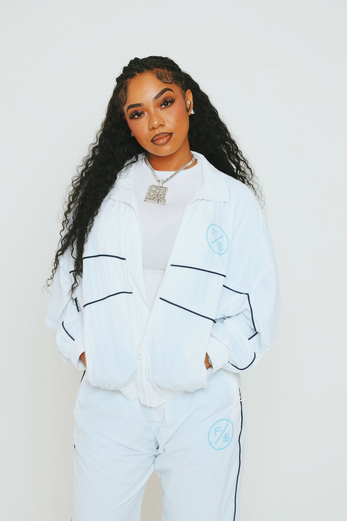 Lightweight Utility Windbreaker Jacket – Full Zip Streetwear Track Jacket