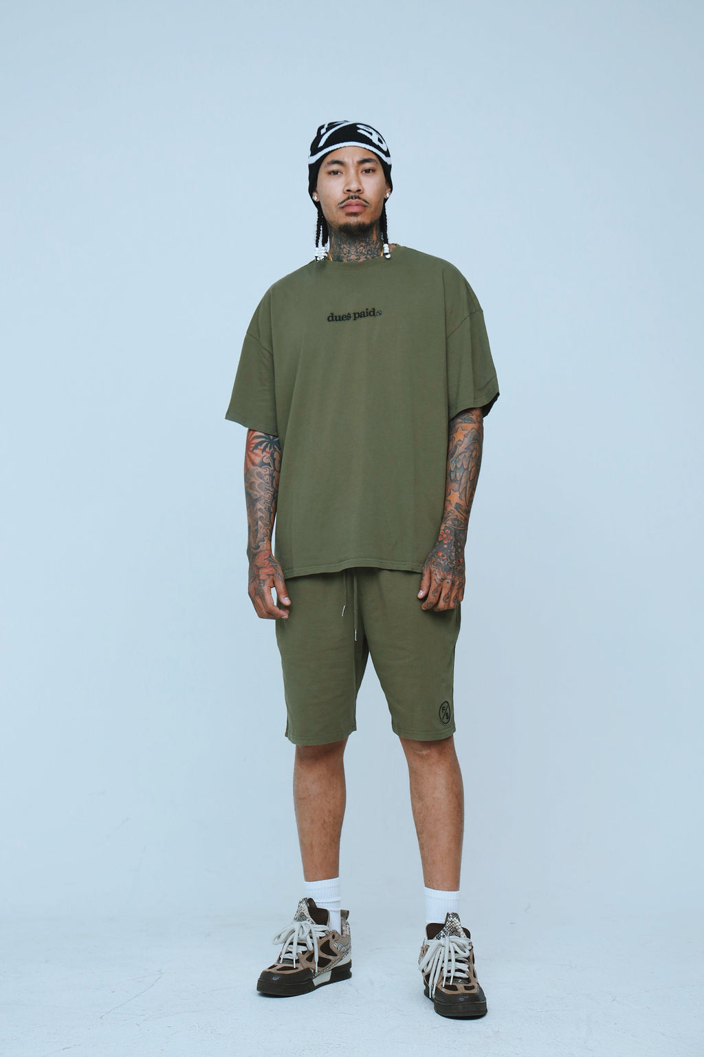 Oversized Graphic T-Shirt – “Dues Paid” Streetwear Tee – Relaxed Fit