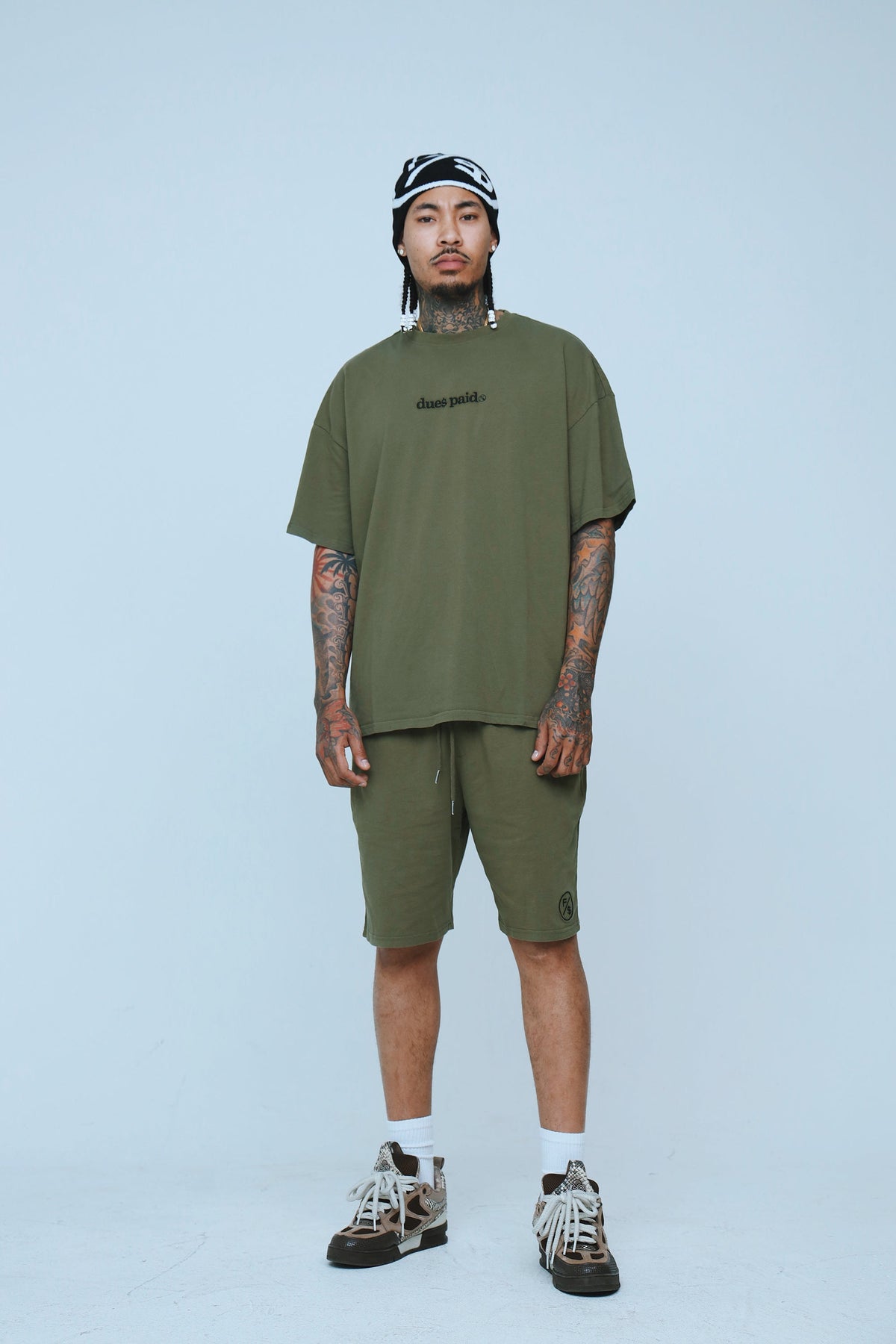 Oversized Graphic T-Shirt – “Dues Paid” Streetwear Tee – Relaxed Fit