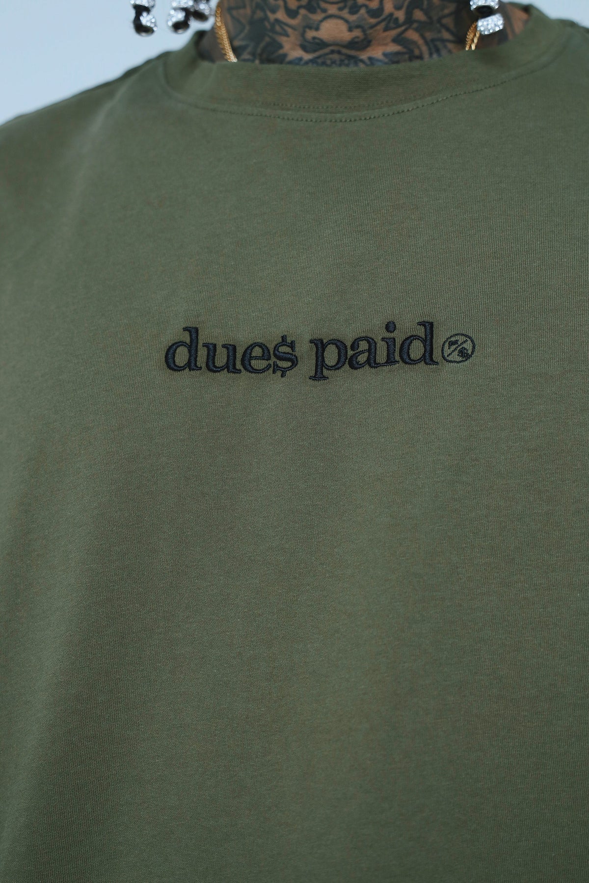 Oversized Graphic T-Shirt – “Dues Paid” Streetwear Tee – Relaxed Fit