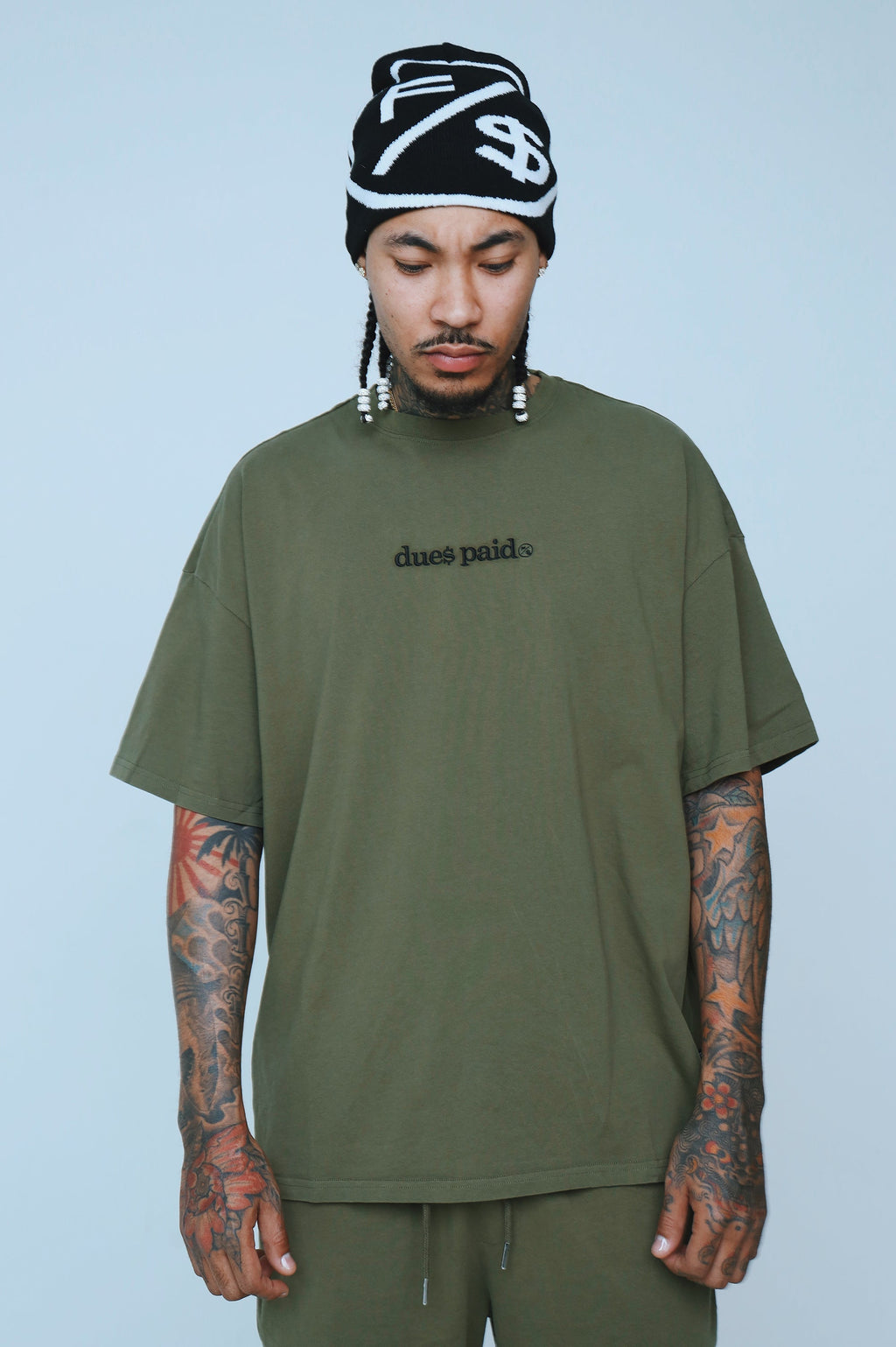 Oversized Graphic T-Shirt – “Dues Paid” Streetwear Tee – Relaxed Fit