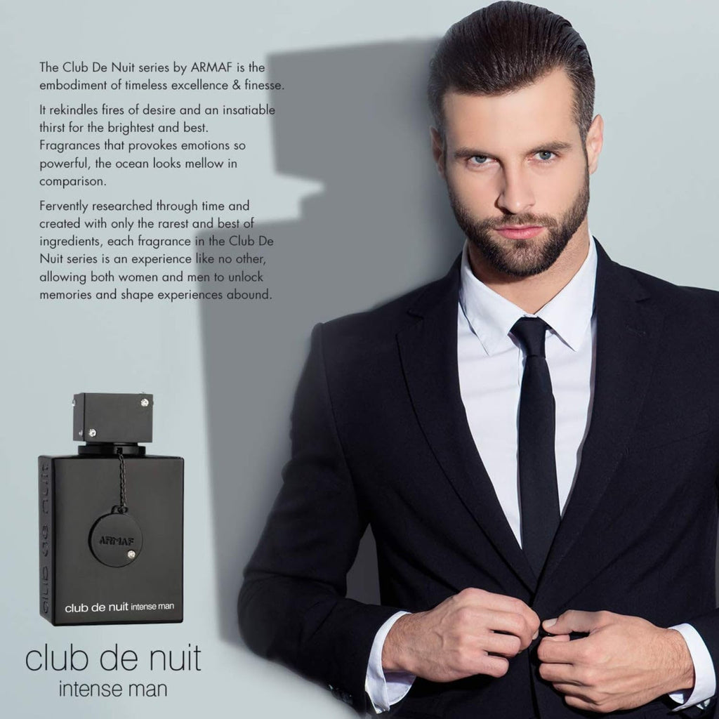 Armaf Club De Nuit Intense for Men Eau de Parfum Spray, 6.8 Ounce / 200 ml