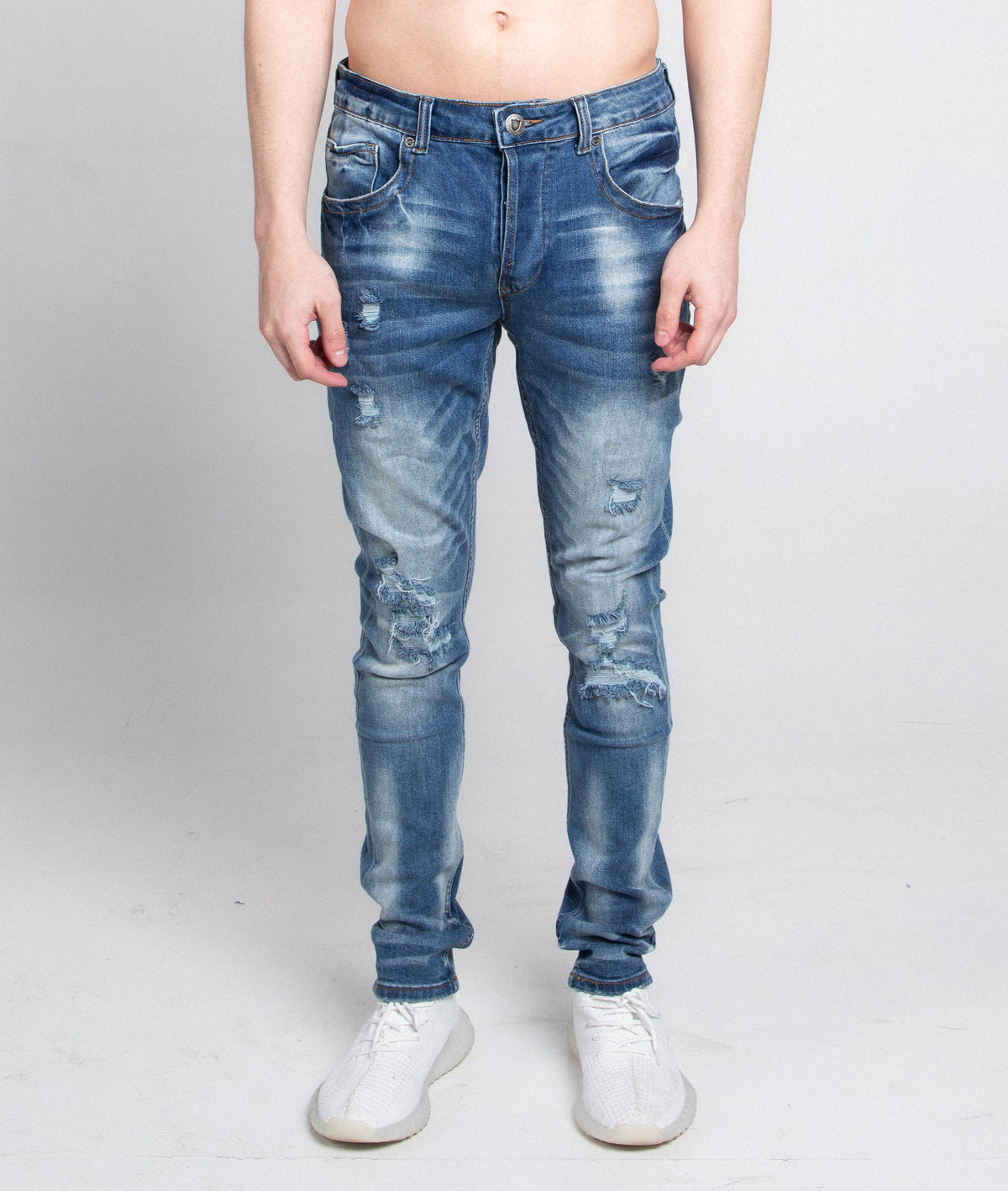 A402 SMALL RIPPED SKINNY JEANS
