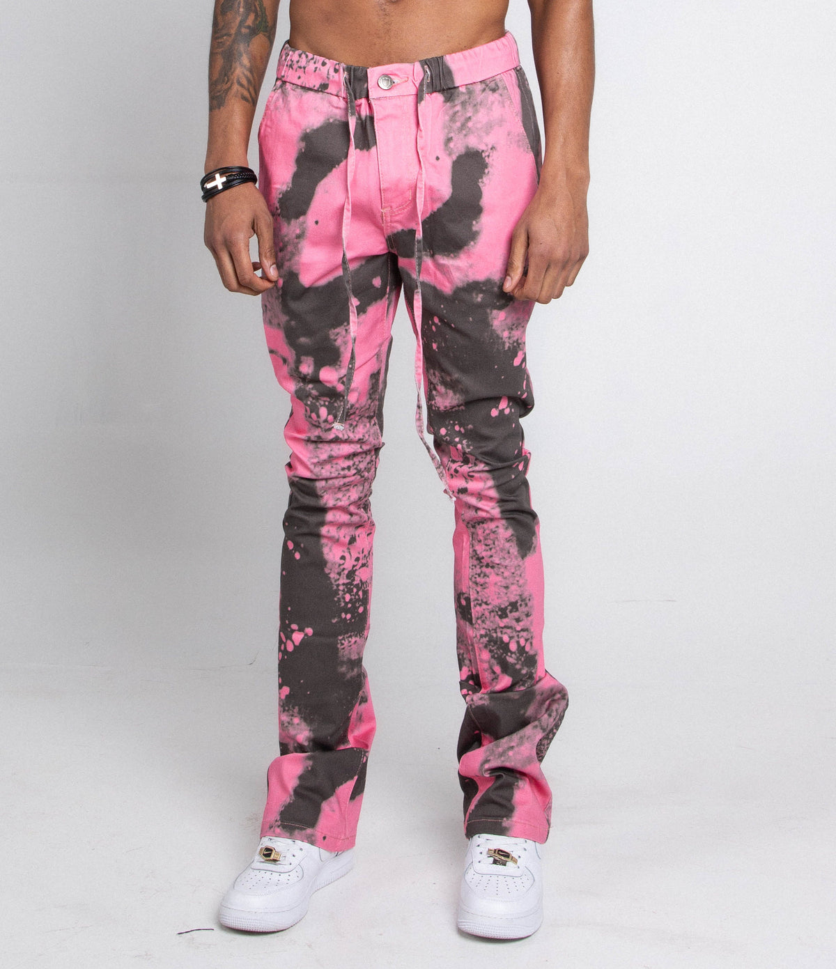 AJ04L Color-Dye Loose Jeans