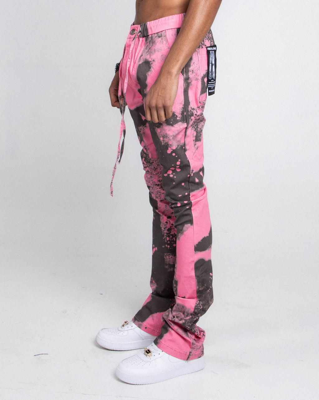 AJ04L Color-Dye Loose Jeans