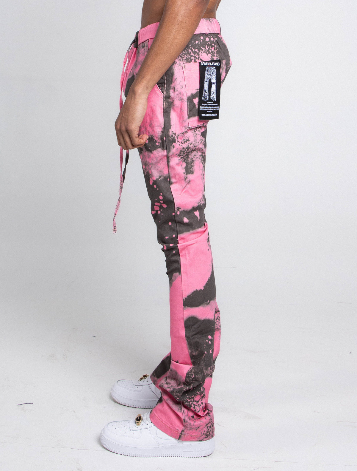 AJ04L Color-Dye Loose Jeans