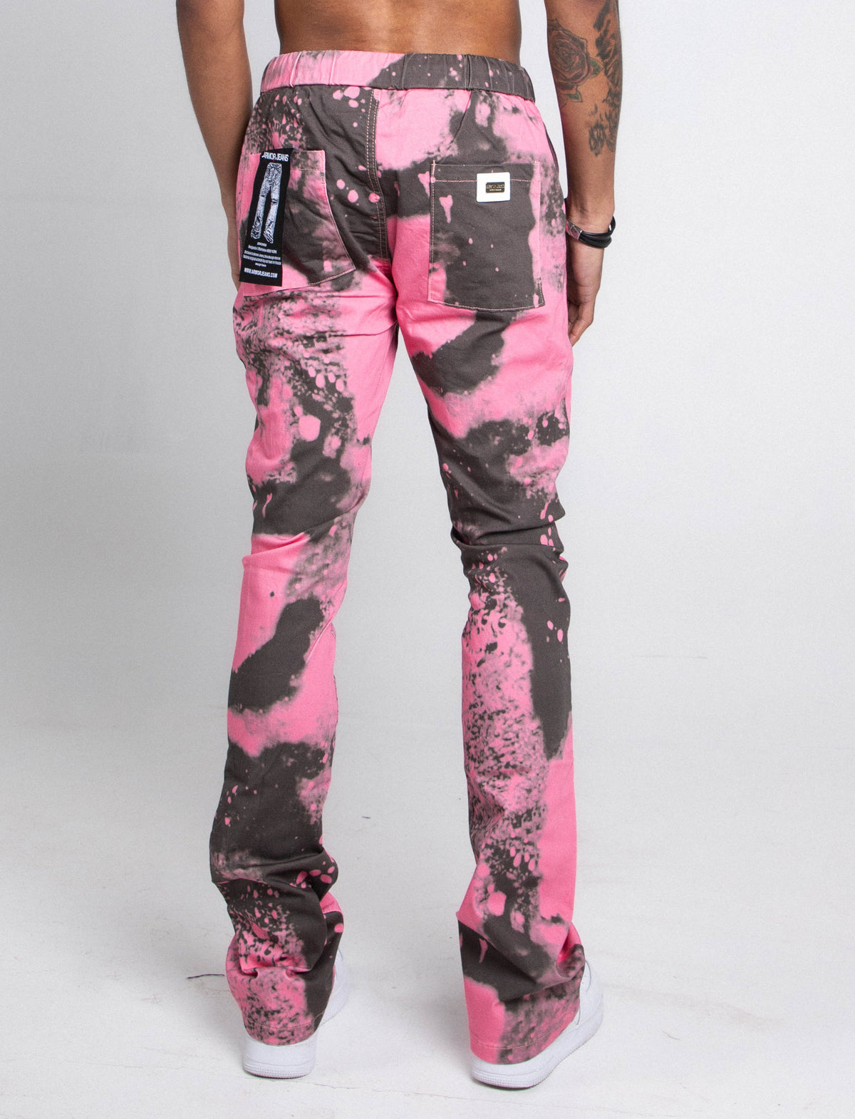 AJ04L Color-Dye Loose Jeans