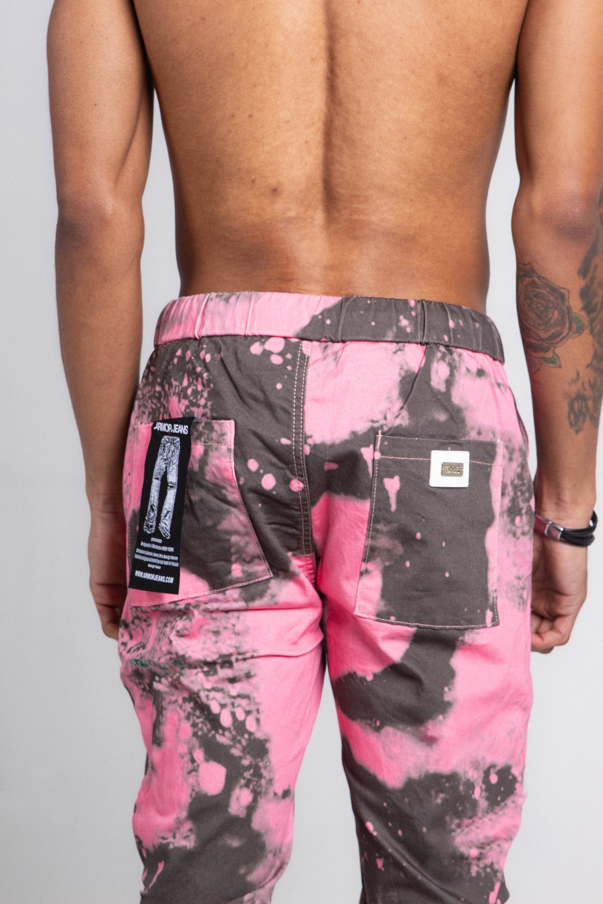 AJ04L Color-Dye Loose Jeans