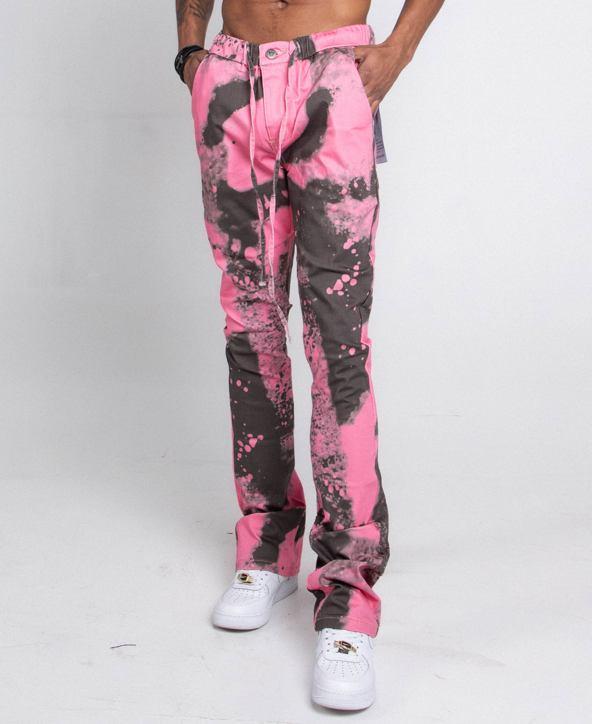 AJ04L Color-Dye Loose Jeans