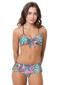 Loco Boutique Bold Cinched Bow Bandeau Top-0