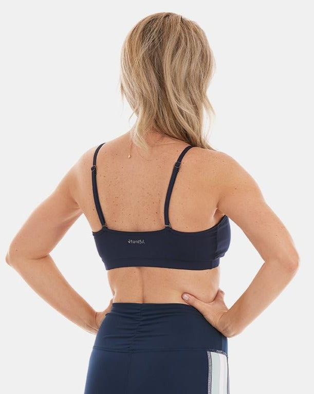 Adjustable Bra – Night Swim Navy-4