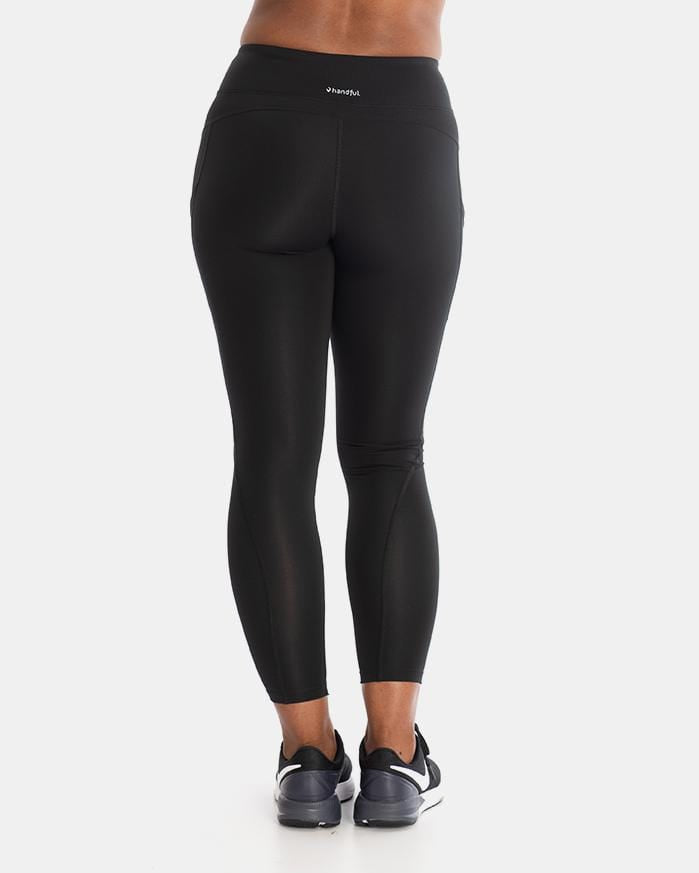 Mid-Rise Pocketed Legging – Booya Black (XS)