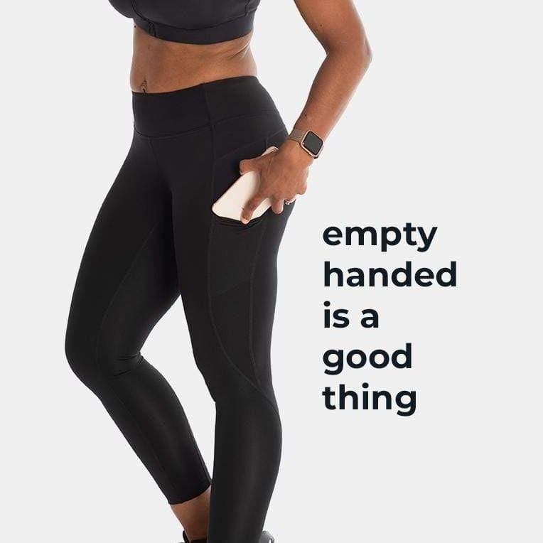Mid-Rise Pocketed Legging – Booya Black (XS)
