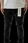 COLINS Men's Premium Wax Coated Skinny Denim Pants