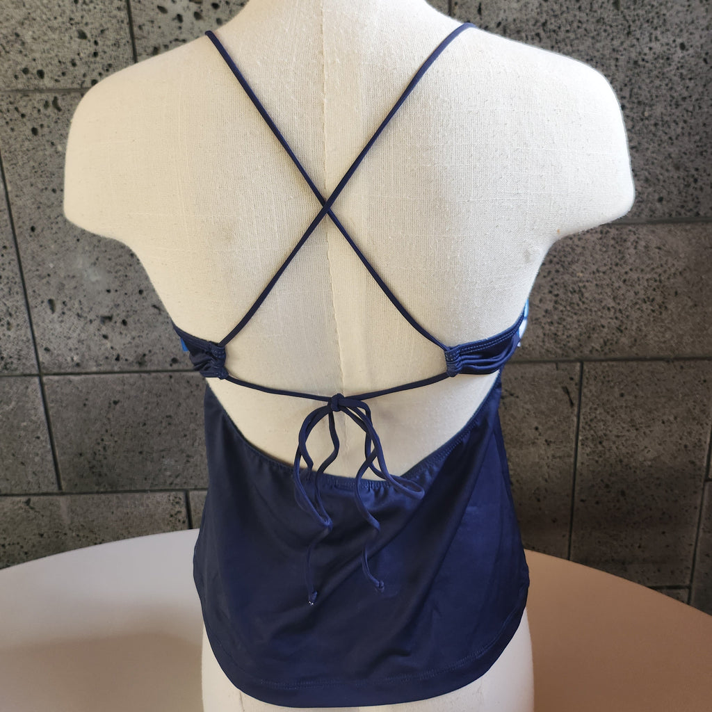 Loco Boutique 3D Flower Flounce Front Tankini-1