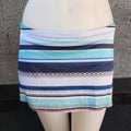 Loco Boutique Da Stripes Banded Skort