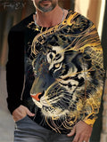 Men's 3D Tiger Graphic Long-Sleeve Tee – Westside Supply Co.