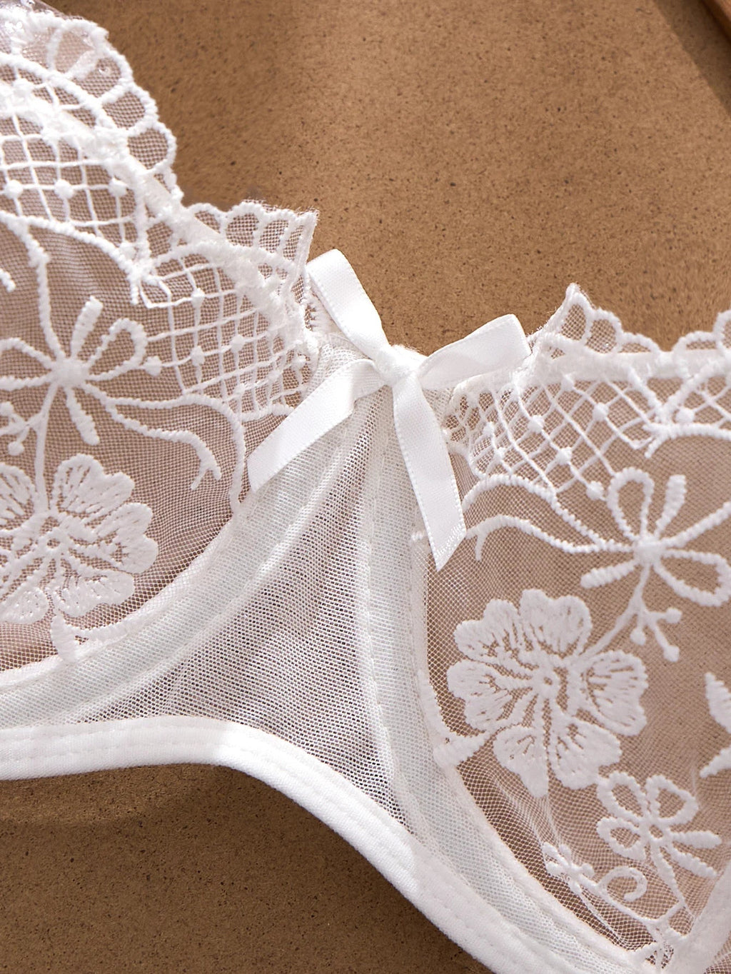 Floral embroidered lingerie set - product image 11