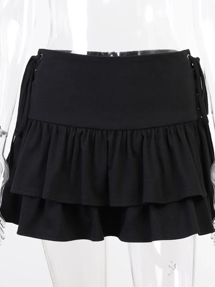 Women's Mall-Goth Bandage Mini Skirt - product image 5