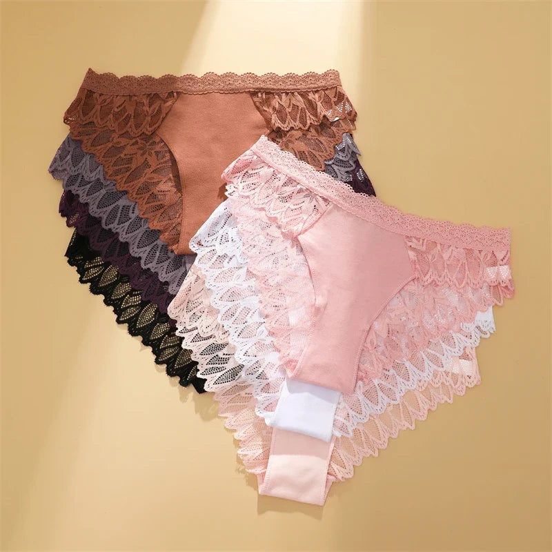 FINETOO Women's 3-Piece Lace Brief Set - product image 5