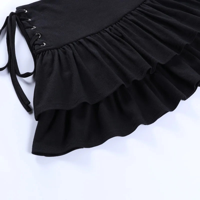 Women's Mall-Goth Bandage Mini Skirt - product image 23