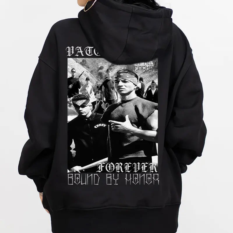 "Vatos Locos Forever" Chicano Clothing Hoodie – Old Movie Gangster Streetwear