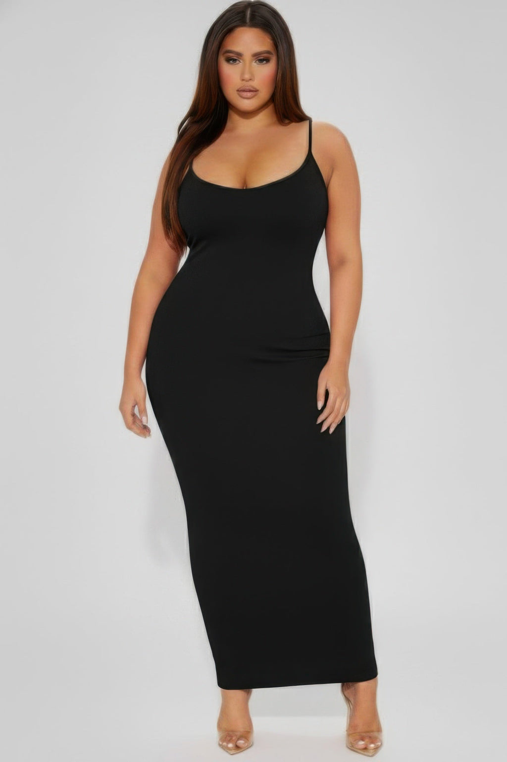 Ribbed Mermaid Hem Cami Dress