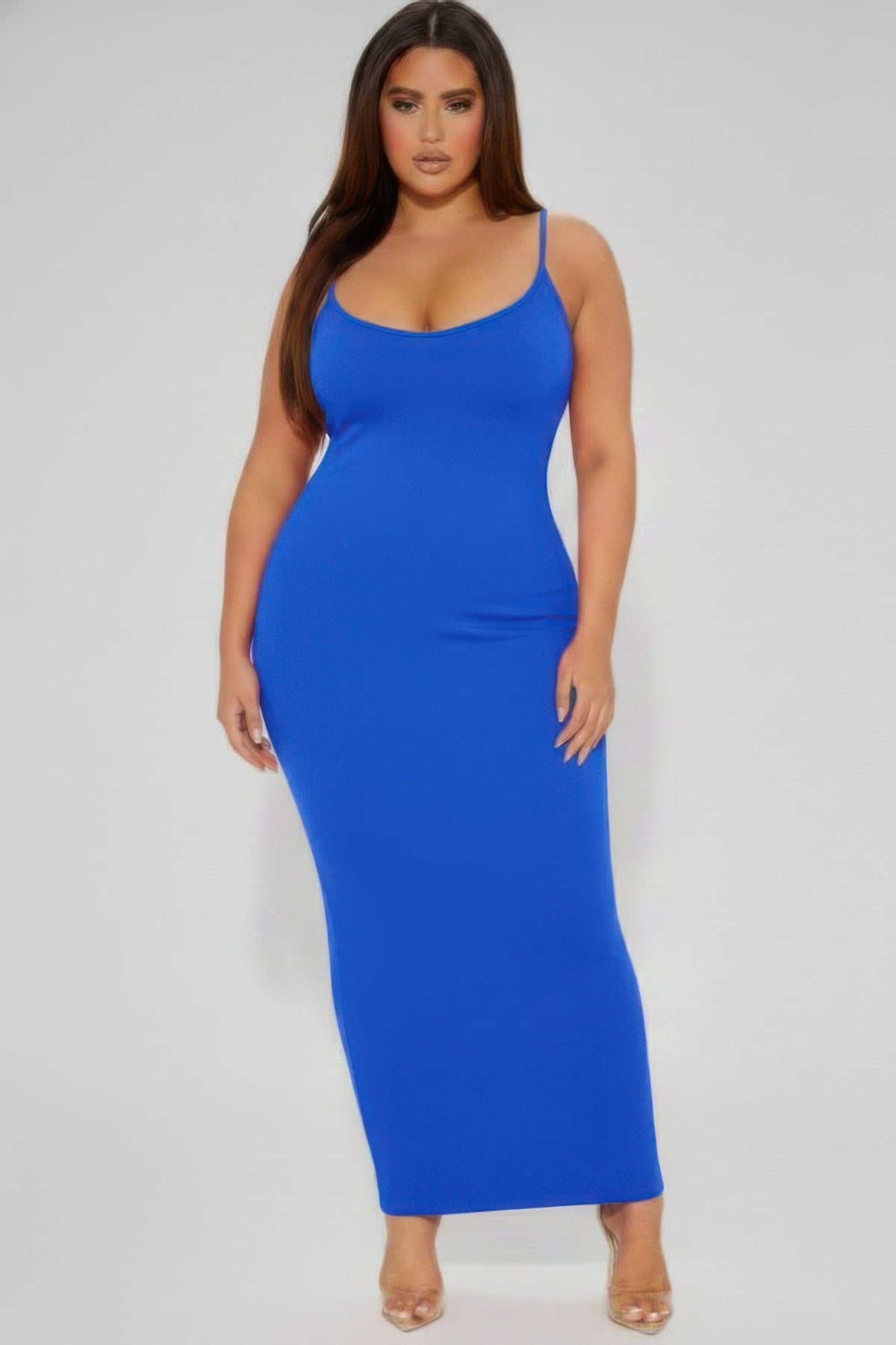 Ribbed Mermaid Hem Cami Dress