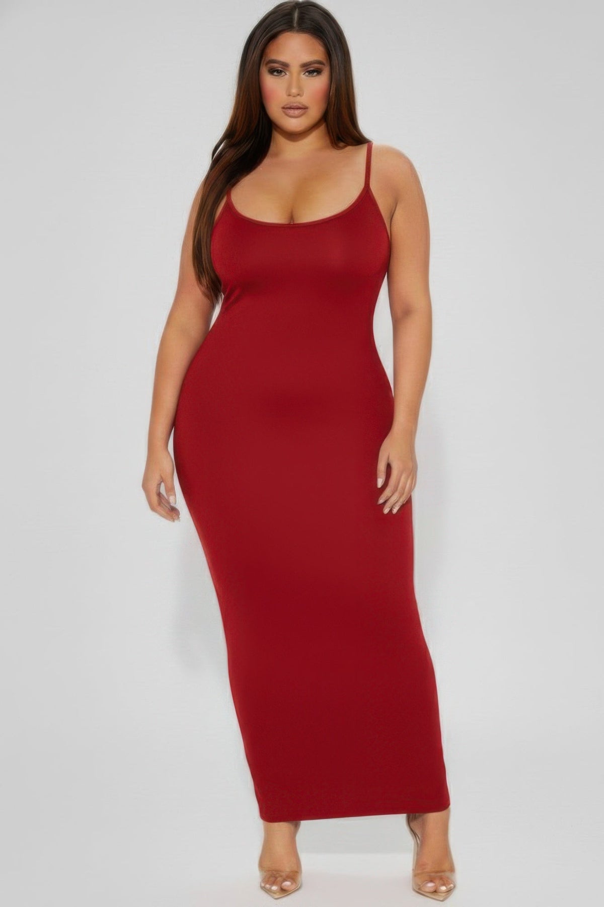 Ribbed Mermaid Hem Cami Dress