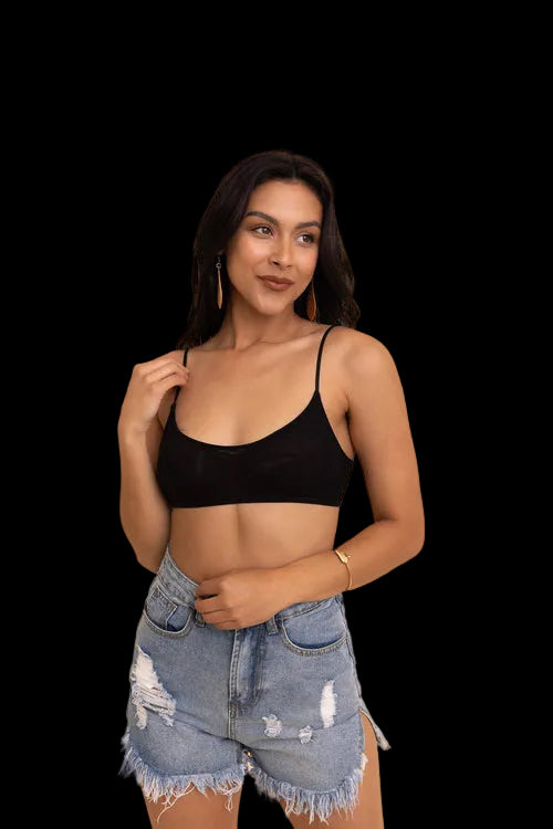 Sheer Mesh Basic Bralette