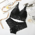 Lace Bra and Panty Set – Seamless Wire-Free Embroidered Lingerie - product image 8