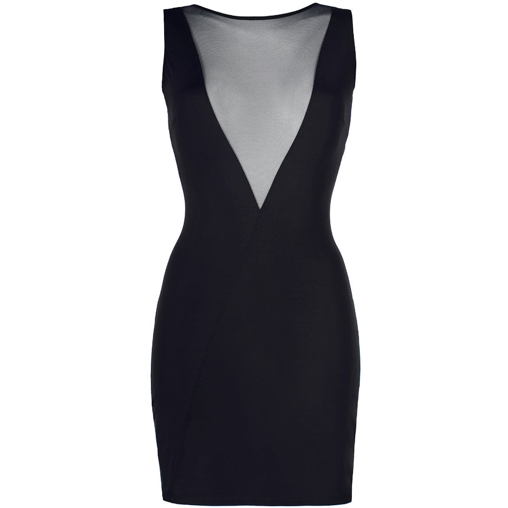 Axami Provocateur Black Mini Dress-3
