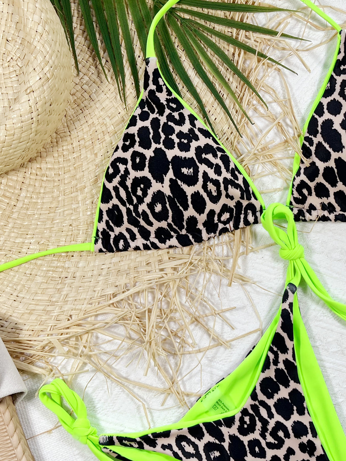 Women's leopard halter bikini set - product image 9