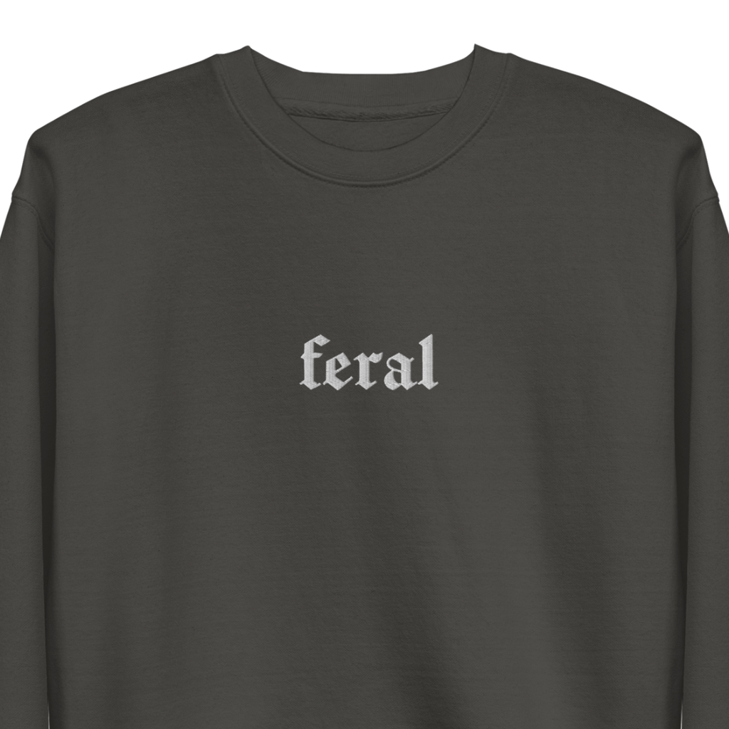 Feral Blackout Embroidered Sweatshirt - product image 1