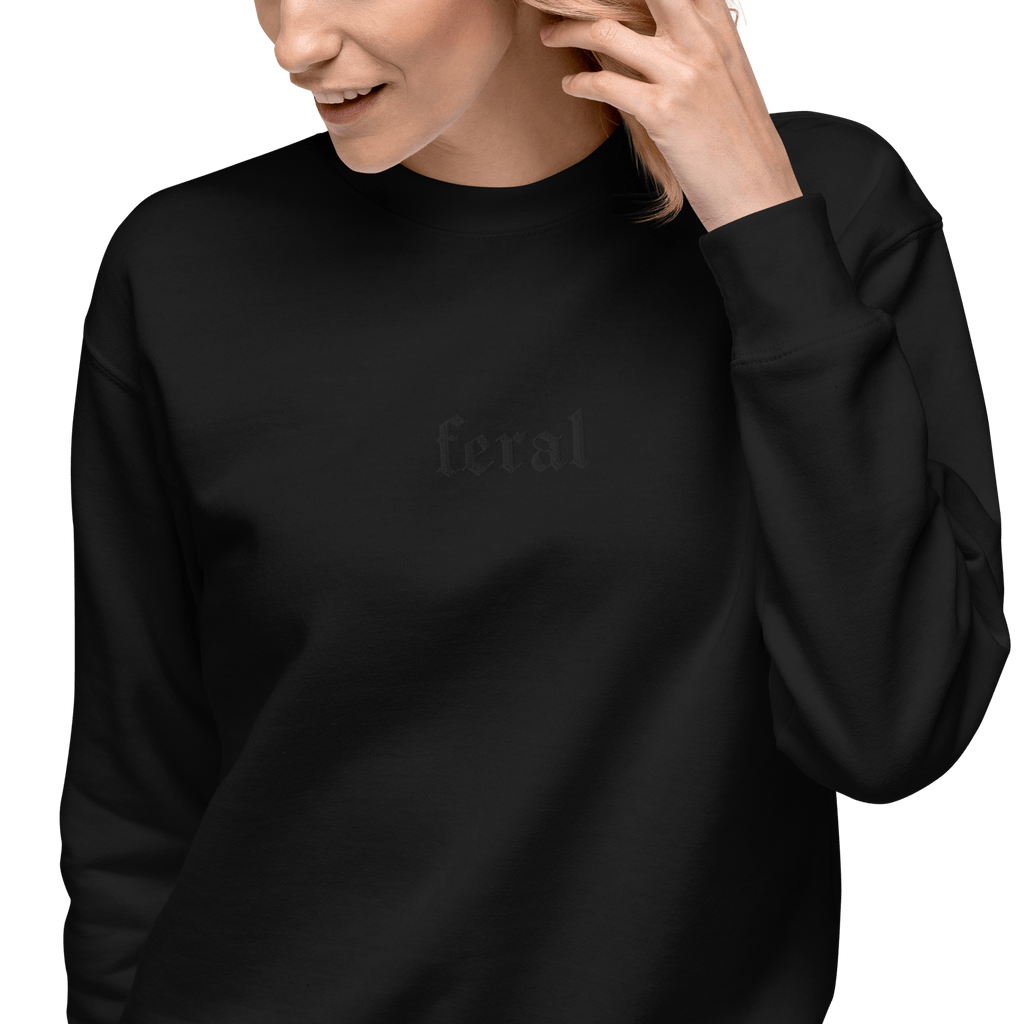 Feral Blackout Embroidered Sweatshirt - product image 15