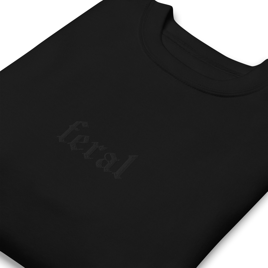 Feral Blackout Embroidered Sweatshirt - product image 11