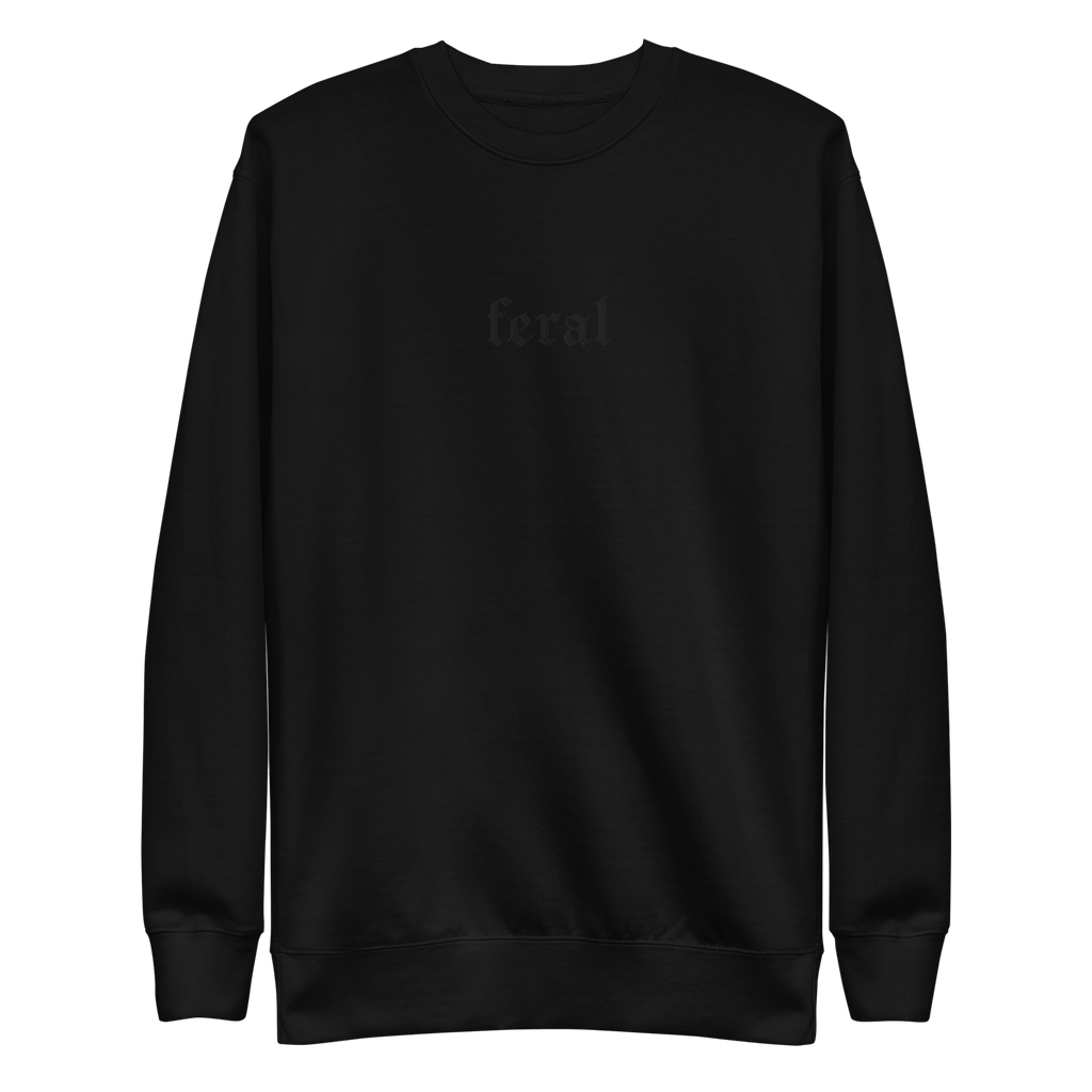 Feral Blackout Embroidered Sweatshirt - product image 3