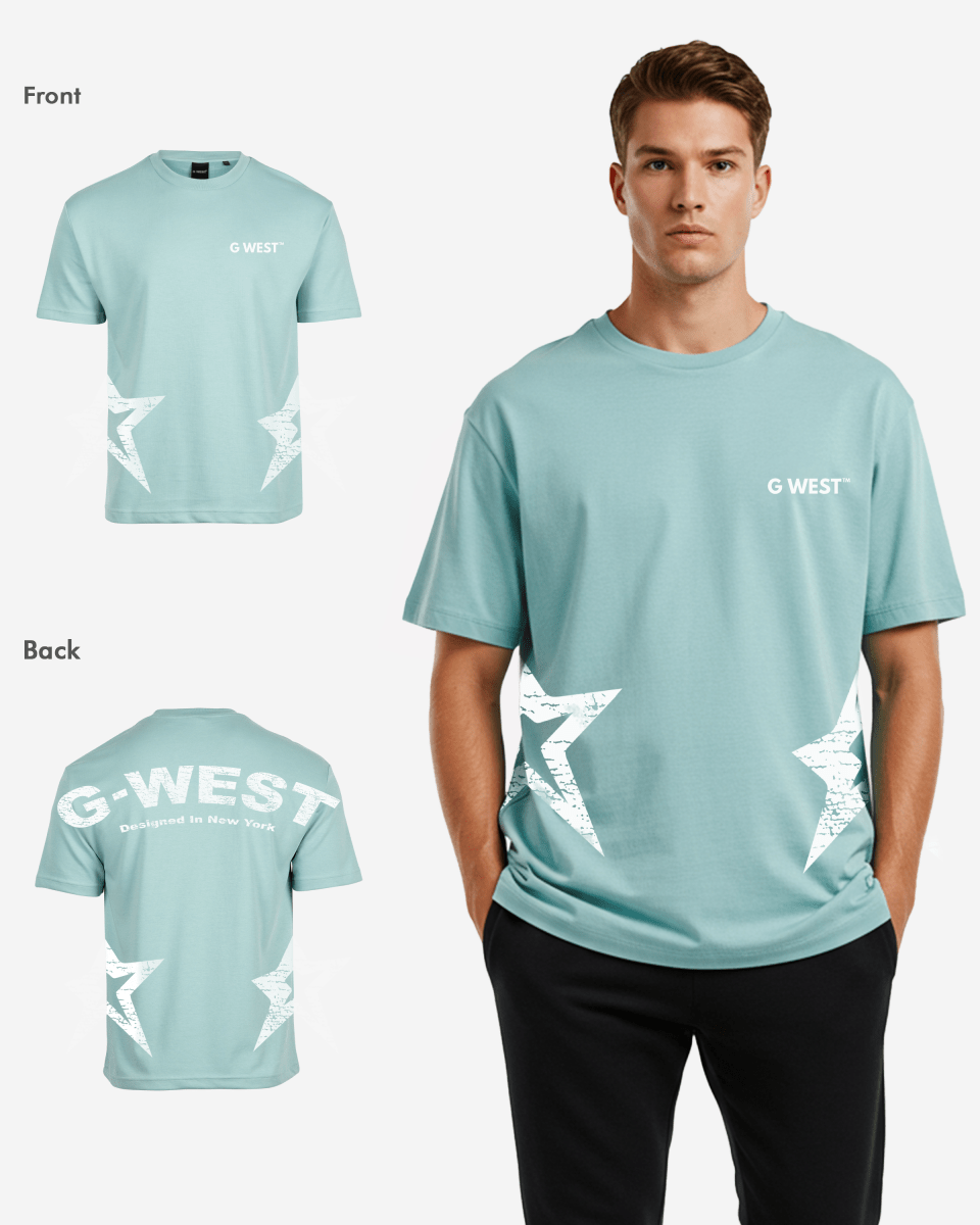 G West Arch Logo Oversized Tee