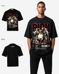 Black G West Rich Hustler oversized T-shirt - product image 2