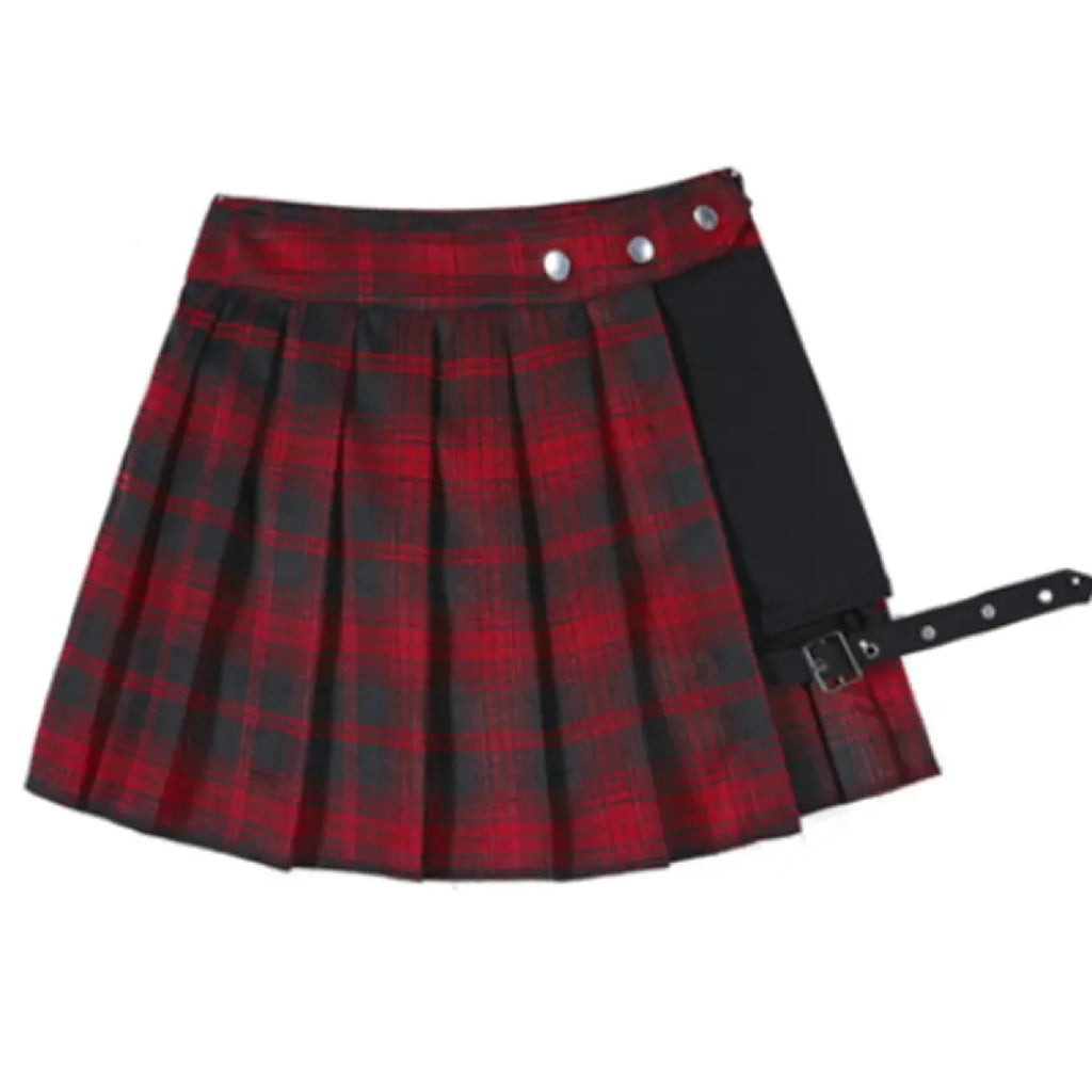 Women's Gothic Buckle Pleated Skort - product image 7