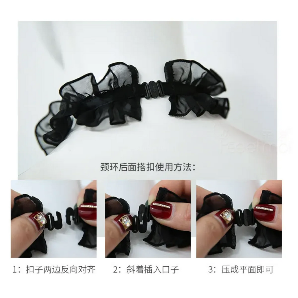 Sexy Lolita Heart Hollow-Out Lingerie Set - product image 3
